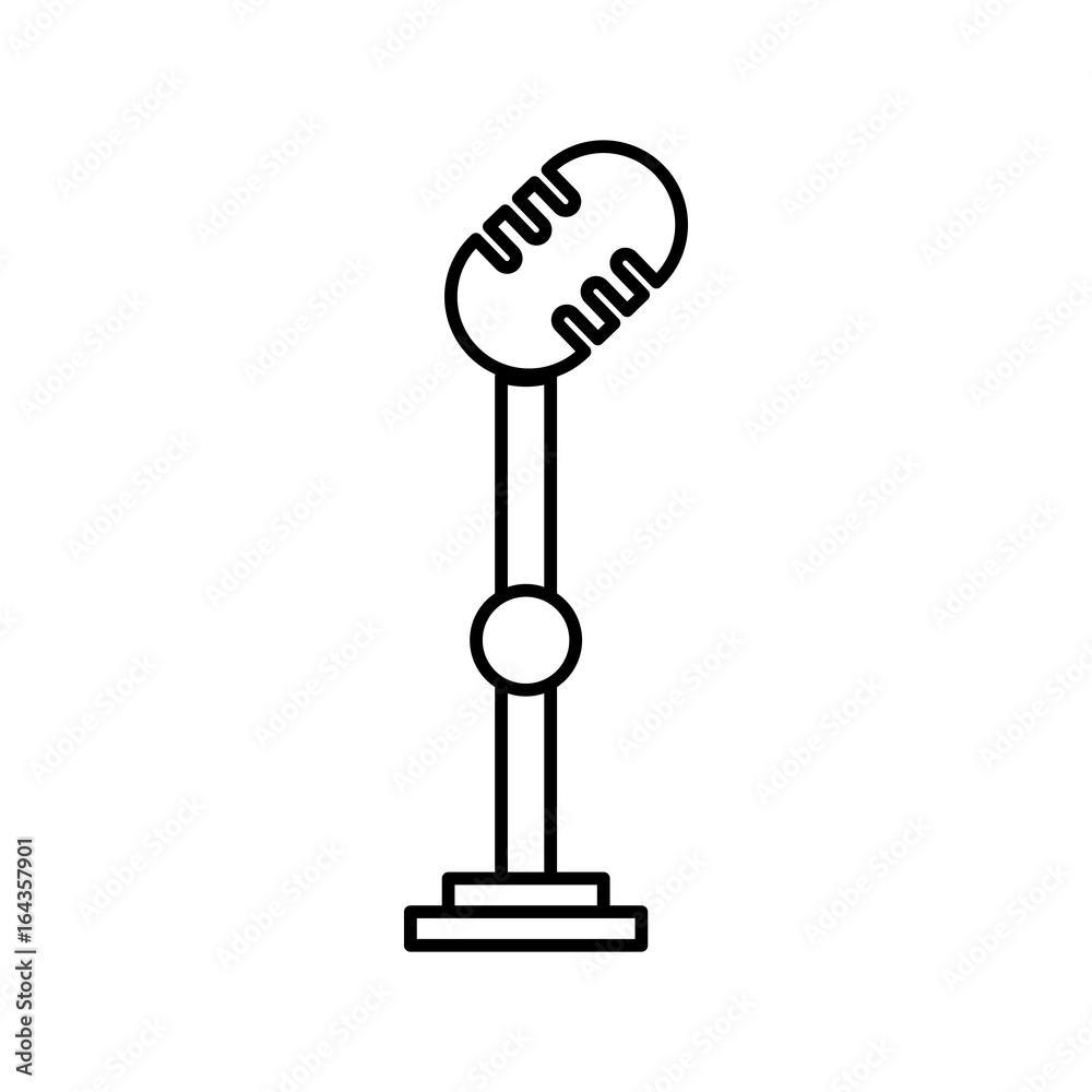 retro microphone icon retro microphone icon