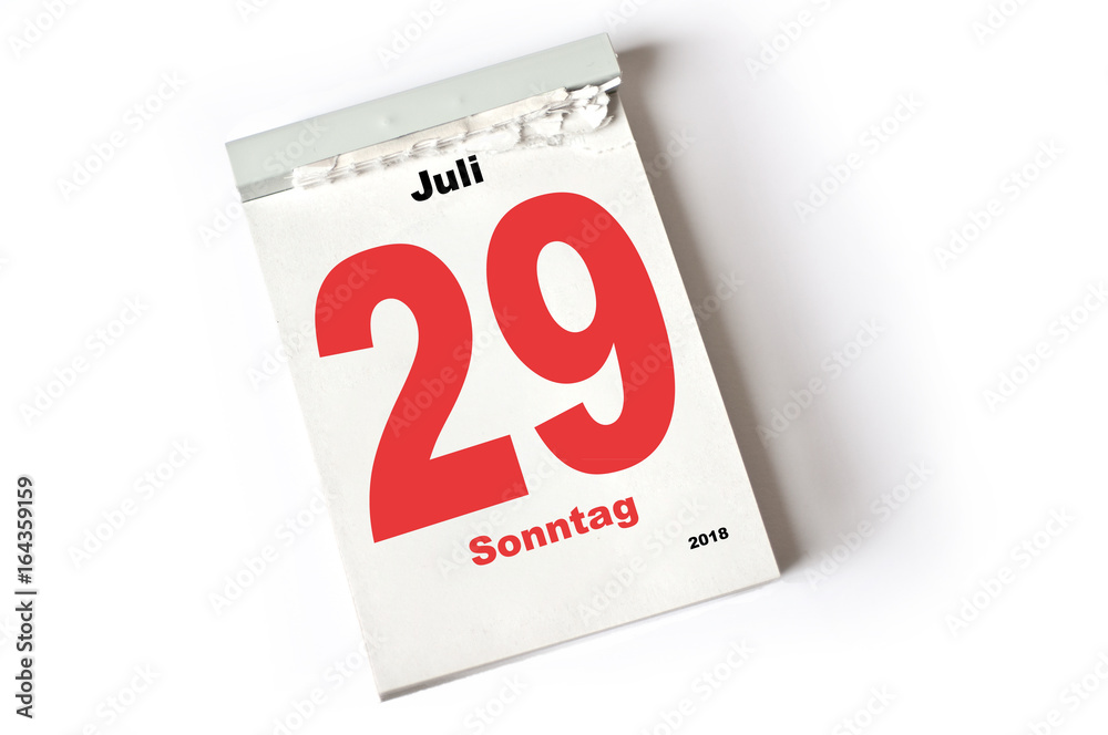 29. Juli 2018 29. Juli 2018