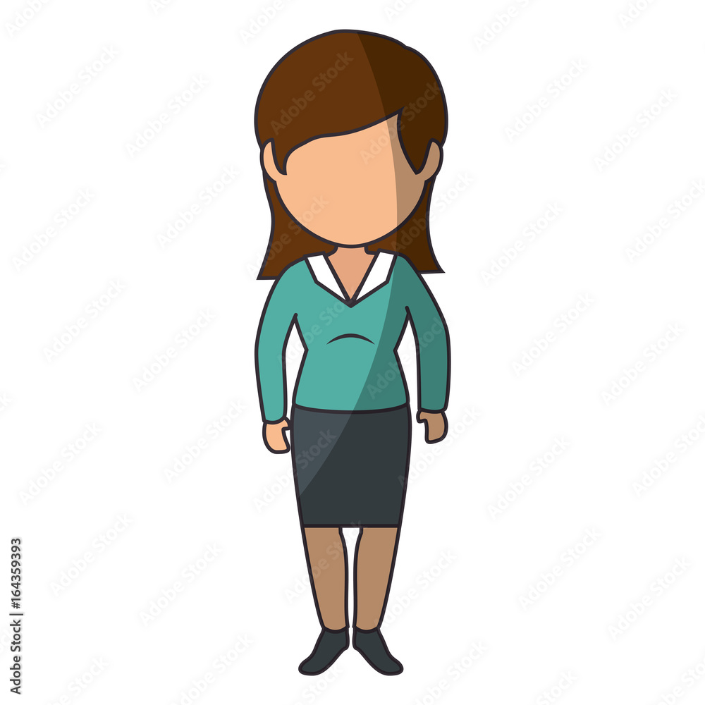 avatar woman icon over white background vector illustration avatar woman icon over white background vector illustration