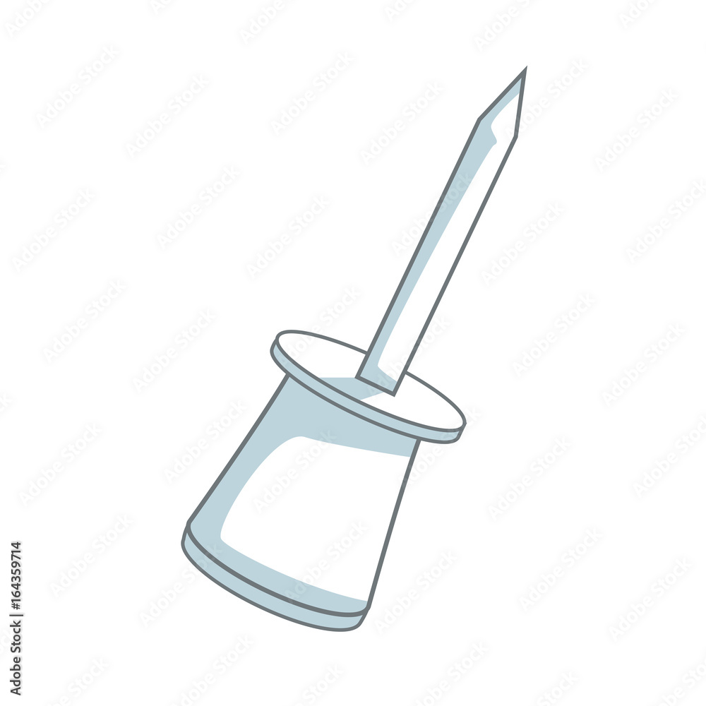 push pin object school element push pin object school element