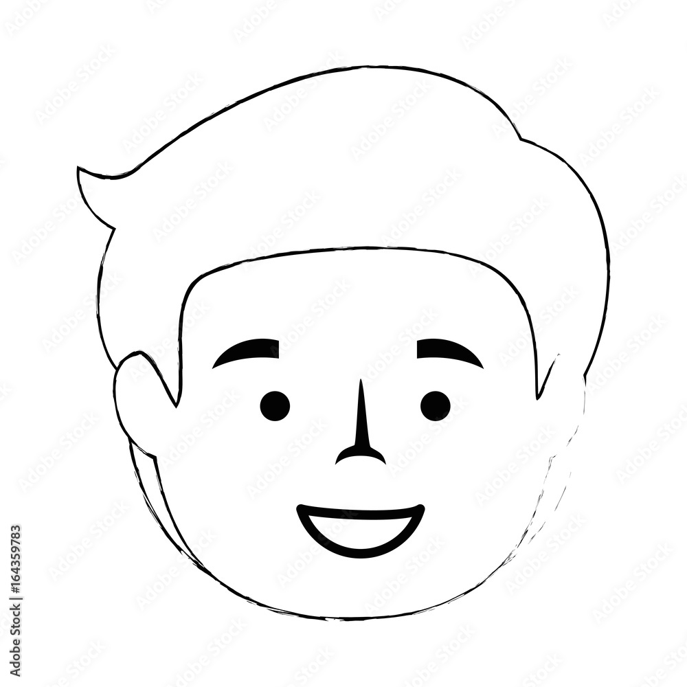 cartoon man icon over white background vector illustration cartoon man icon over white background vector illustration