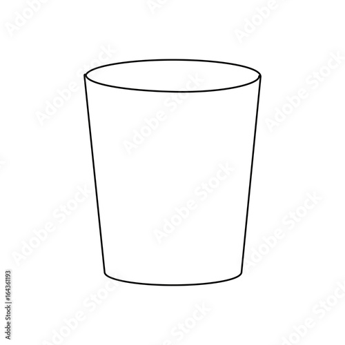plastic cup empty utensil icon