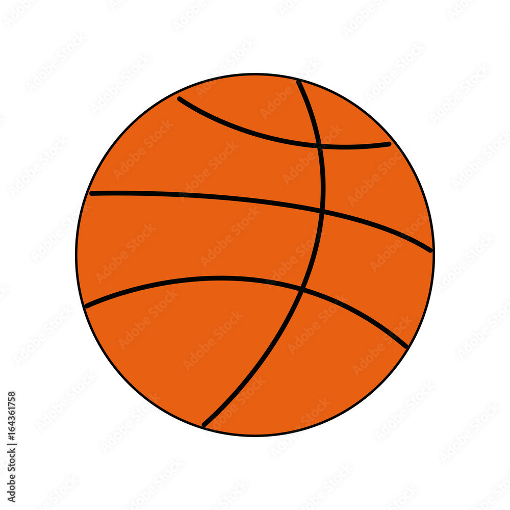 basketball ball sport equipment supply icon