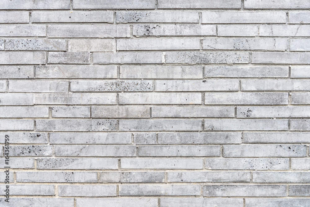 Gray brick wall background Gray brick wall background