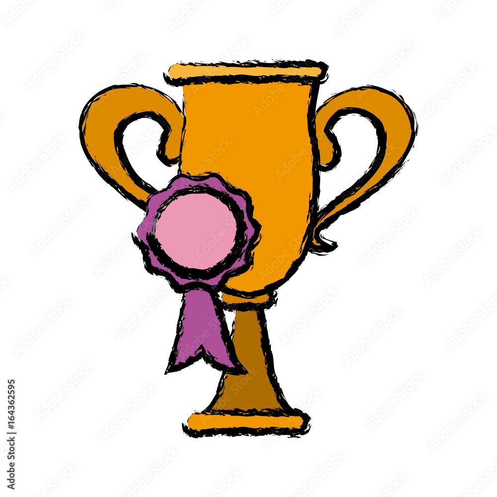 trophy rosette award success honor icon trophy rosette award success honor icon