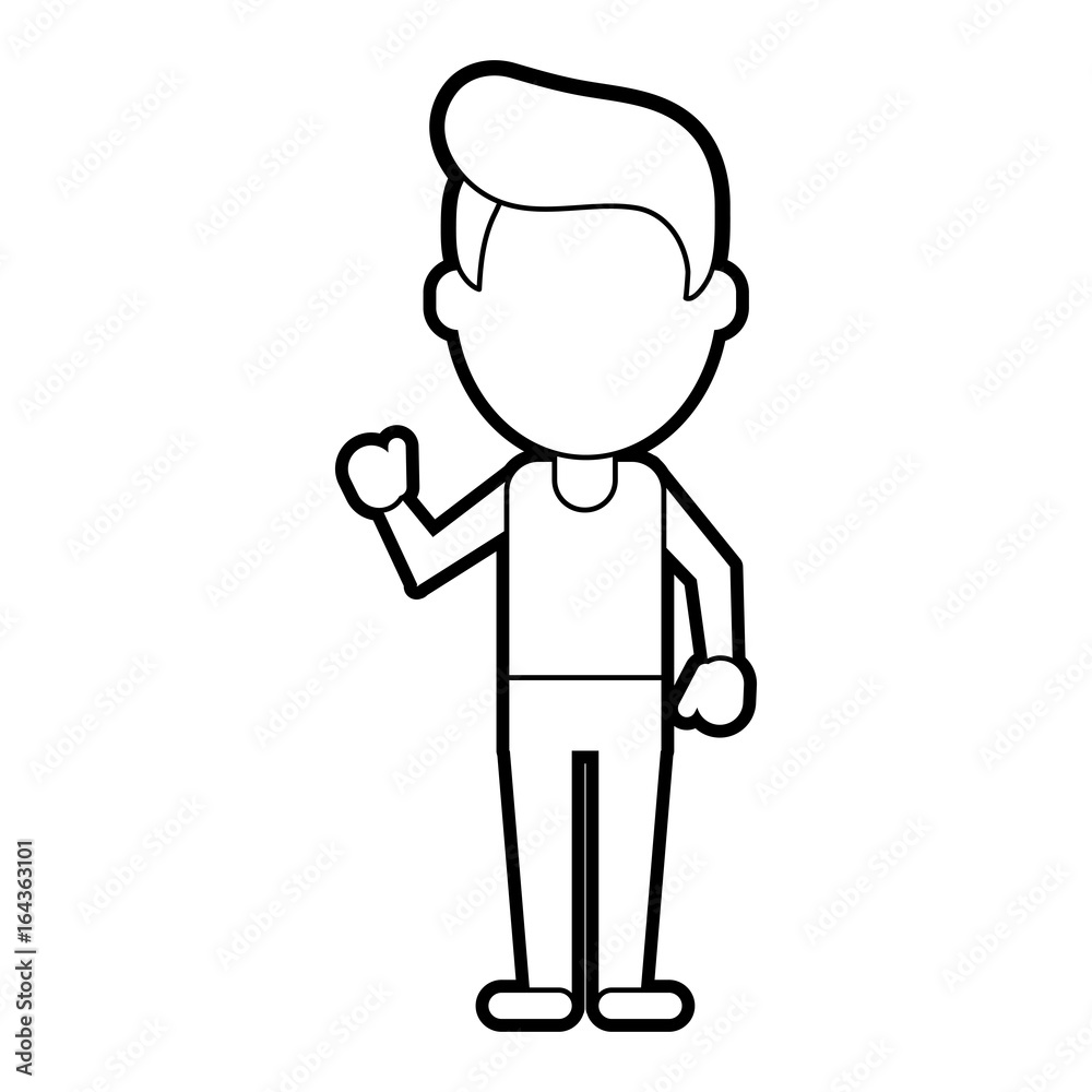 man vector illustration