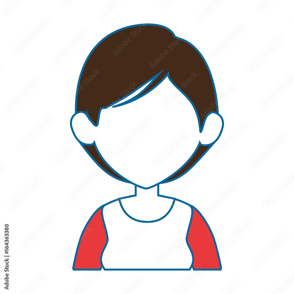 avatar woman icon over white background colorful design vector illustration avatar woman icon over white background colorful design vector illustration