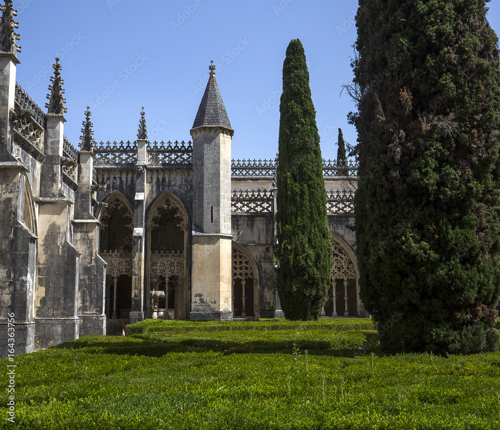 Batalha monastery, in Batahla, Portugal