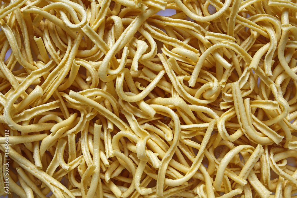 raw homemade pasta background