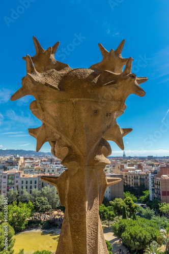View from Sagrada Familia Barcelona
