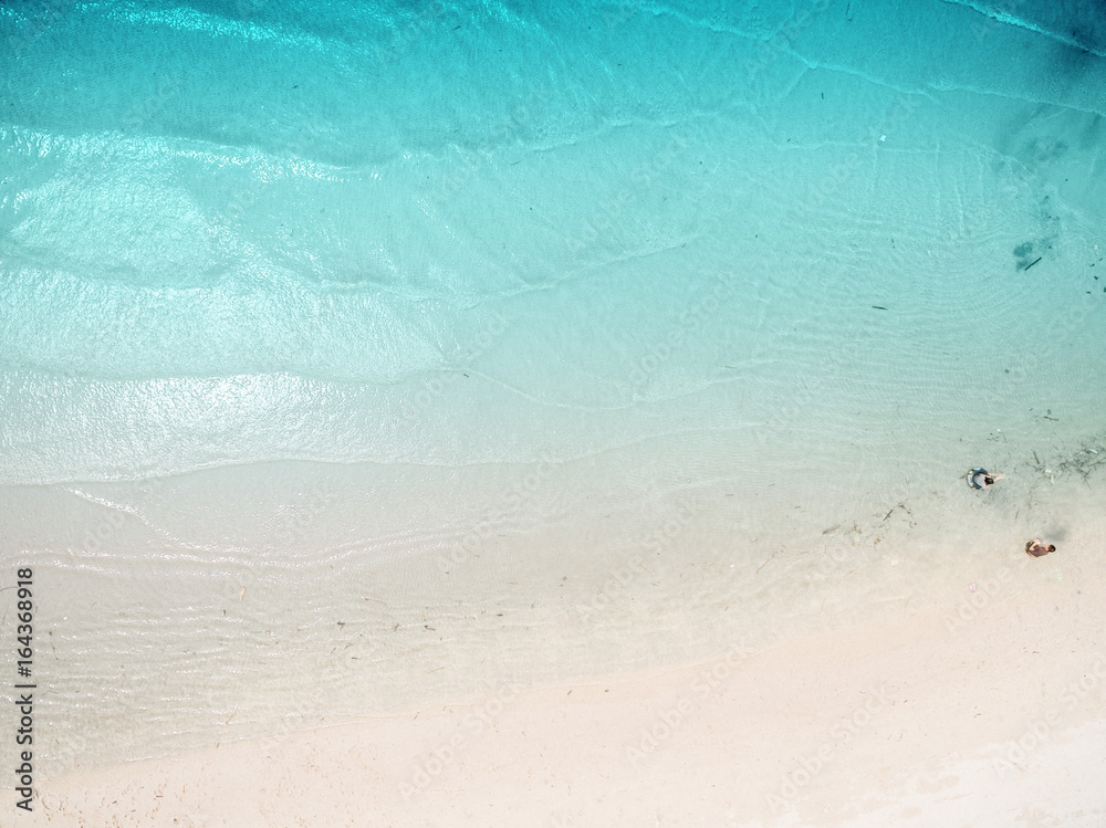 Obraz premium Aerial beach perspective.