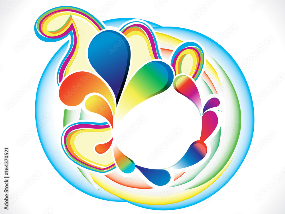 abstract artistic colorful explode