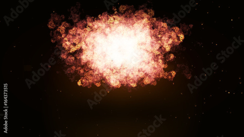Fire ball explosion ,use for background