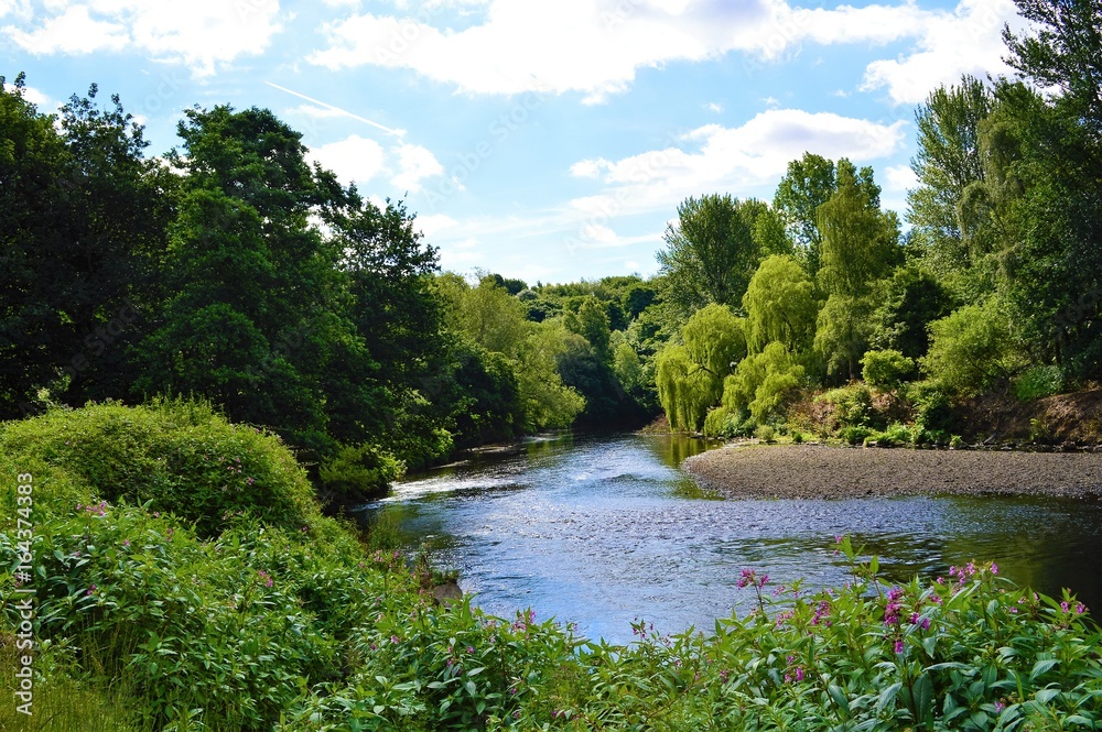 The River Irwell in North West England. The River Irwell in North West England.