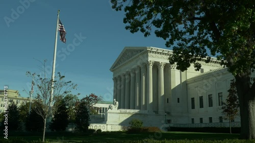 View at US Supreme Court Building in Washington DC