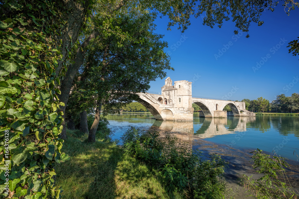 Avignon Bridge in Avignon, Provence, France