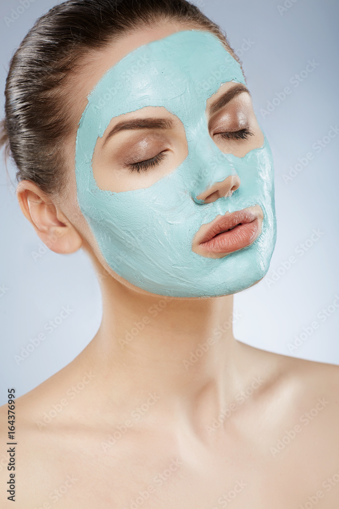 Cute girl with face mask