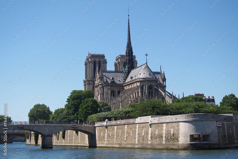 Cathédrale Notre-Dame de Paris et Pont de l'Archevêché