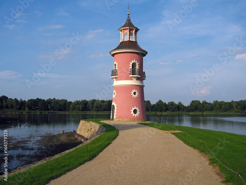 leuchtturm in bärnsdorf, sachsen photo