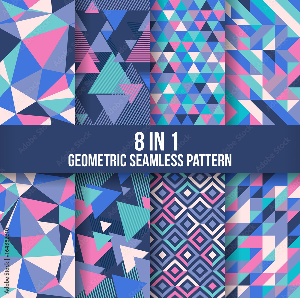Geometric seamless pattern background Geometric seamless pattern background