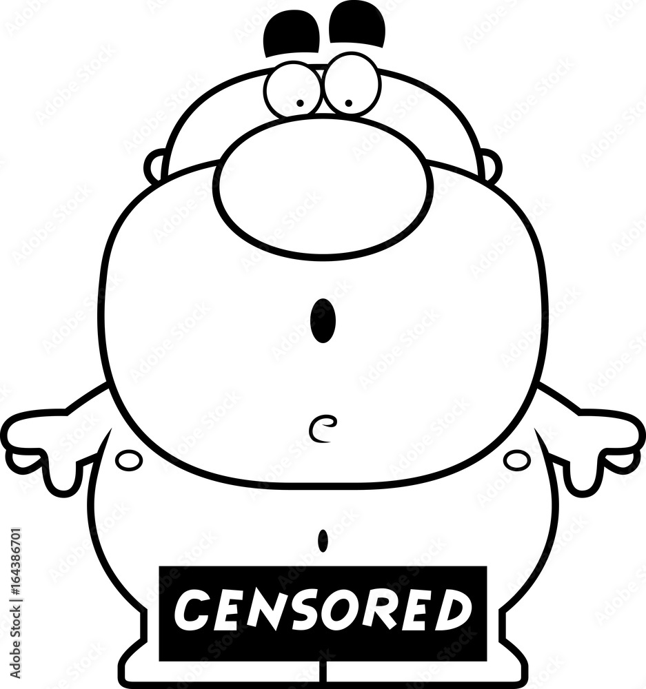 Cartoon Man Censored Cartoon Man Censored
