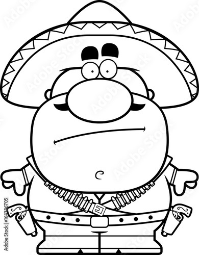 Cartoon Bandito Bored