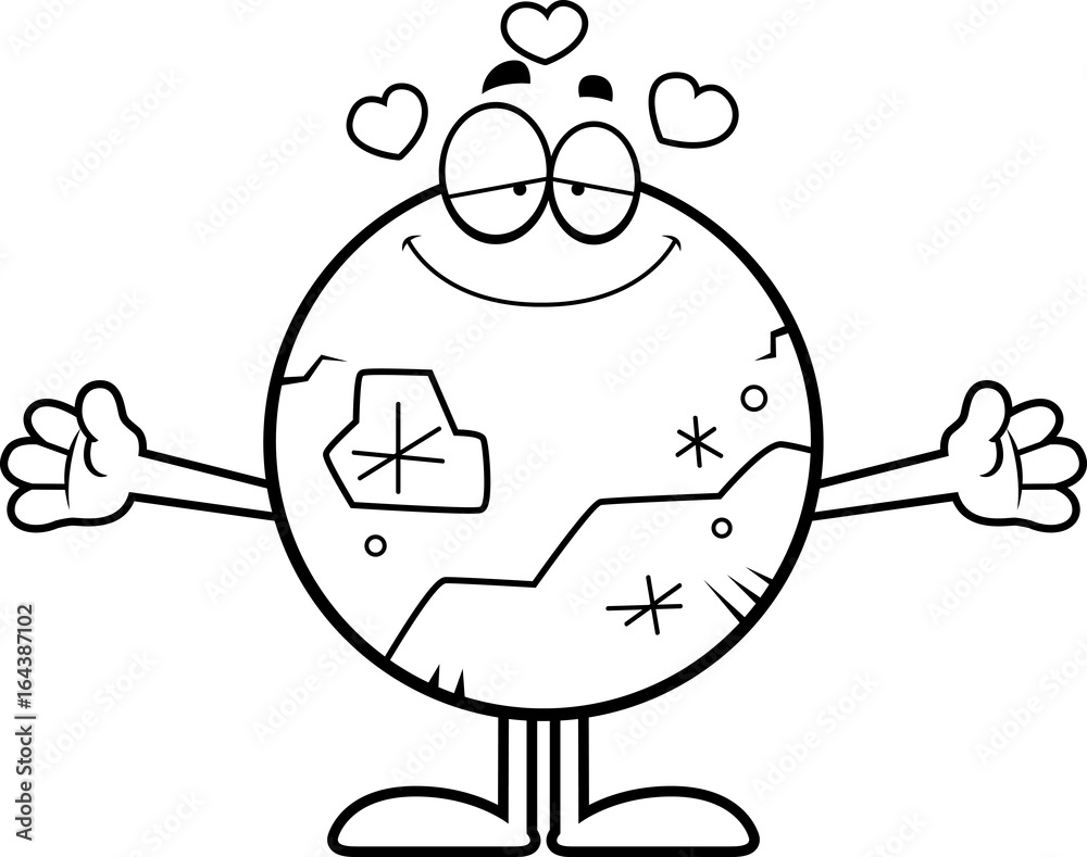Obraz premium Cartoon Pluto Hug