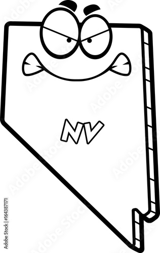 Cartoon Angry Nevada