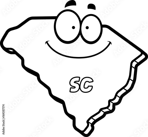Cartoon South Carolina