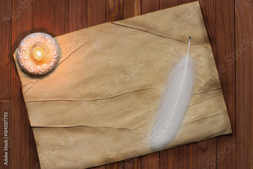 old parchment paper with a ...