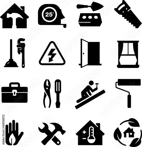 Construction Icons- Black Series