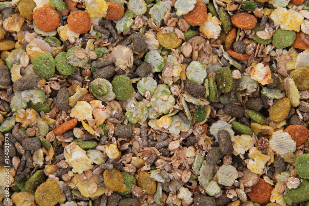 A Dried Food Mix for Small Pet Animals. A Dried Food Mix for Small Pet Animals.