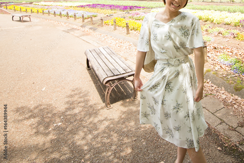 Obraz premium 笑顔が素敵な日本女性