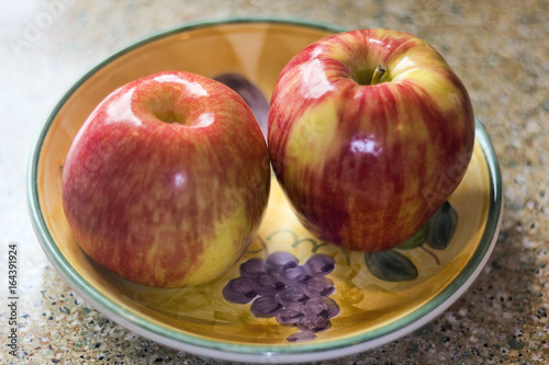 Two Apples in a Bowl