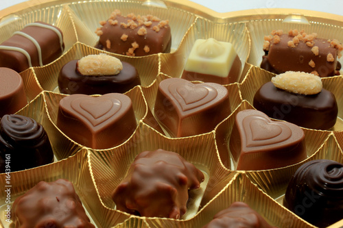 Various luxurious chocolates