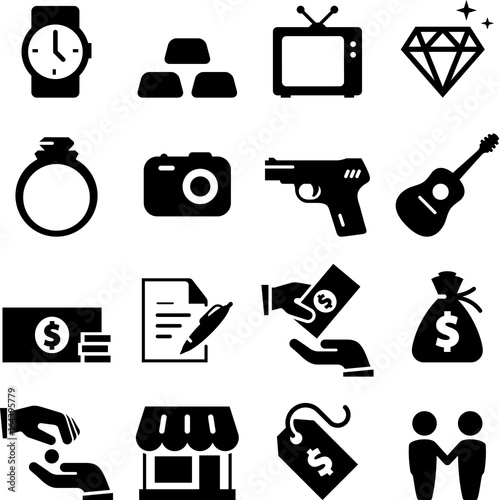 Pawn Shop Icons - Black Series