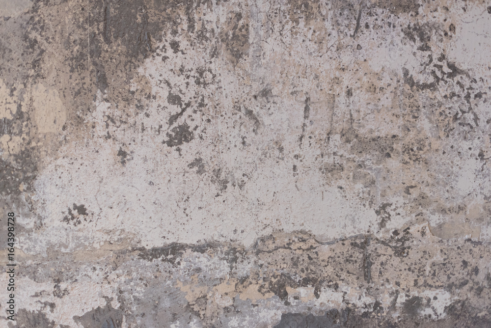 Old concrete or cement wall texture and background, Bare cement wall and floor for interior and exterior loft style
