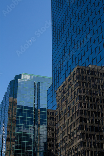 Skyscrapers from a low angle view in modern city