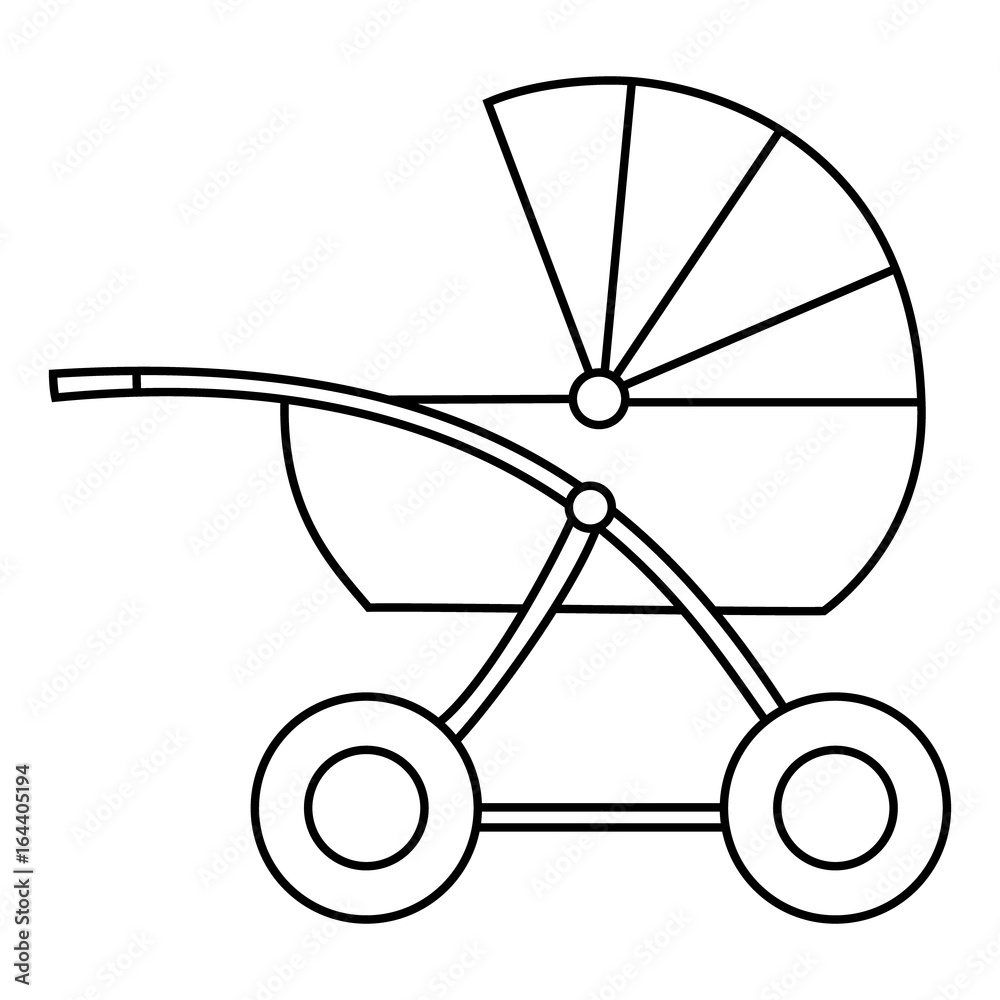 buggy. Isolated object. Vector Image. buggy. Isolated object. Vector Image.