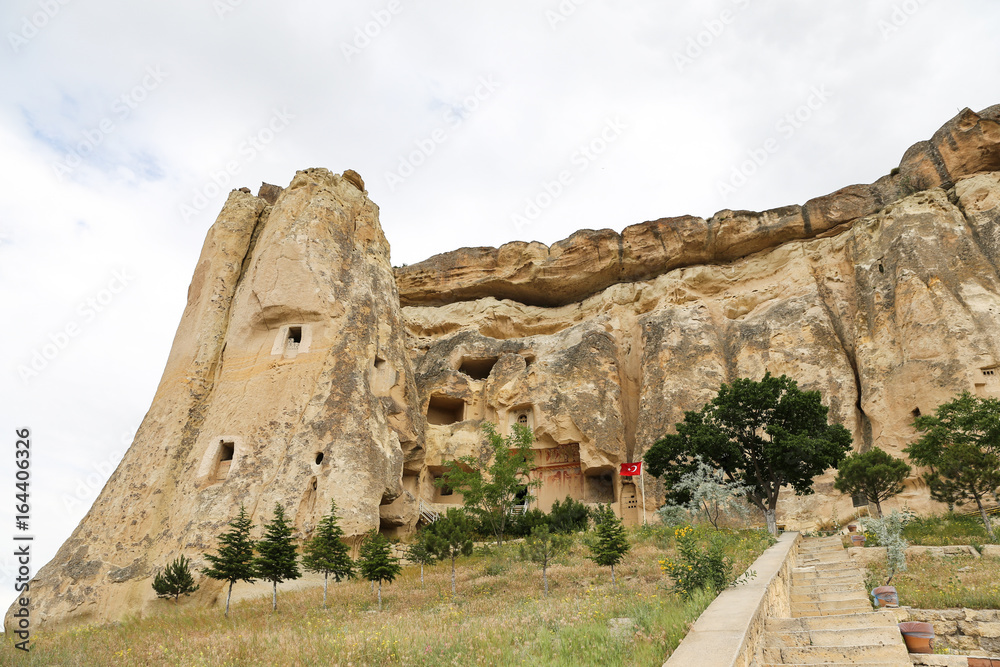 Cavusin Church in Cappadocia, Turkey