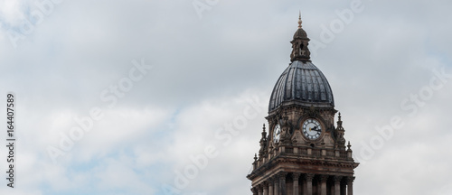 Leeds Town Hall against Sky