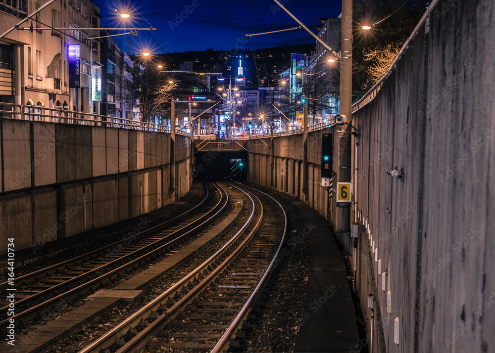 Obraz premium Stuttgart Train Tracks