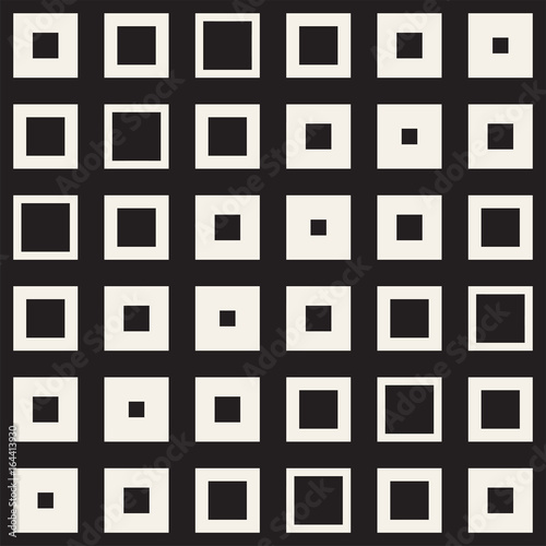 Repeating Geometric Rectangle Tiles. Vector Seamless Pattern.