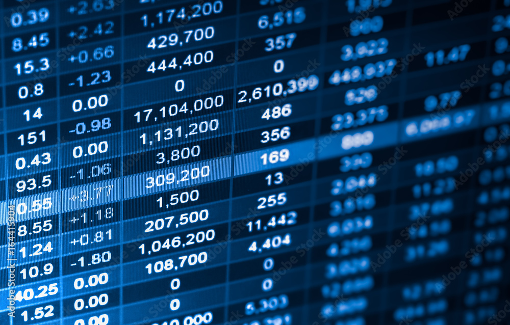 Index Graph Of Stock Market Financial Indicator Analysis On LED Index graph of stock market financial indicator analysis on led