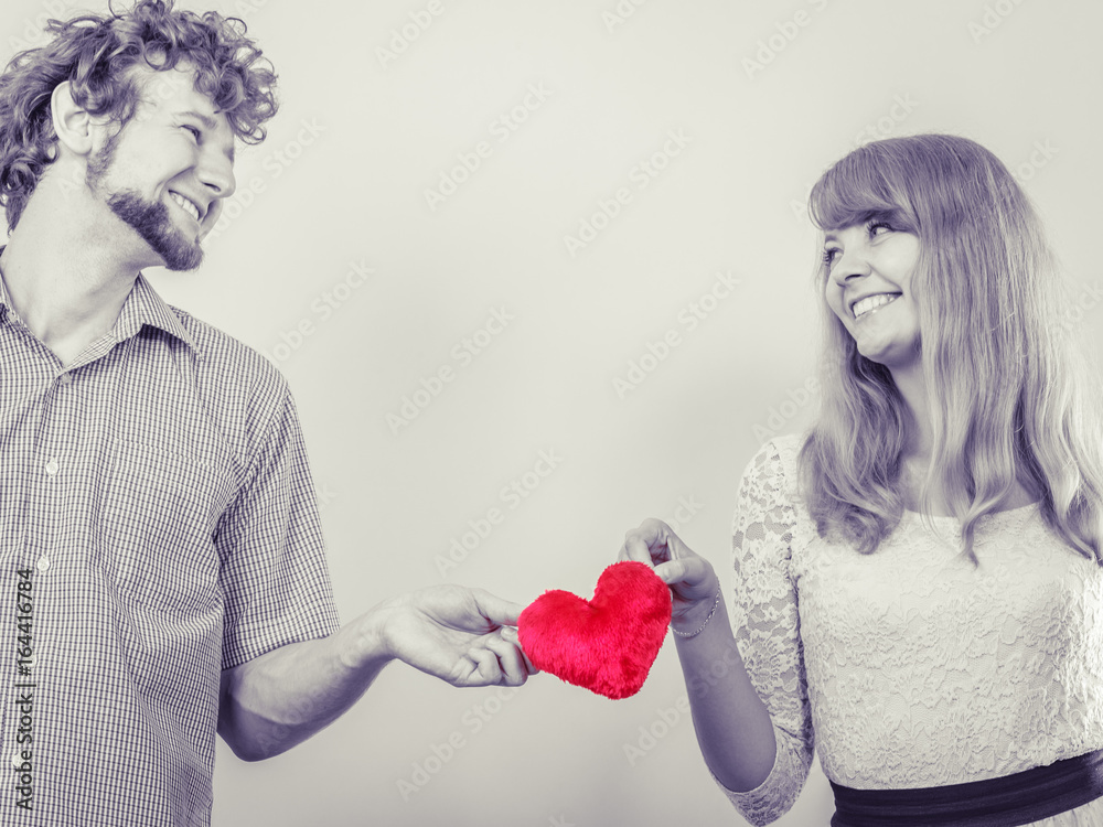 Romantic couple on valentines day. Love concept. Romantic couple on valentines day. Love concept.