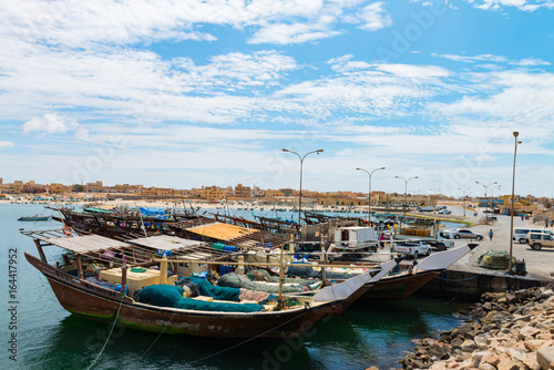 Fishing boats -Sohar, Oman photo