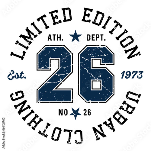 Limited Edition No 26 Urban Clothing - Tee Design For Print