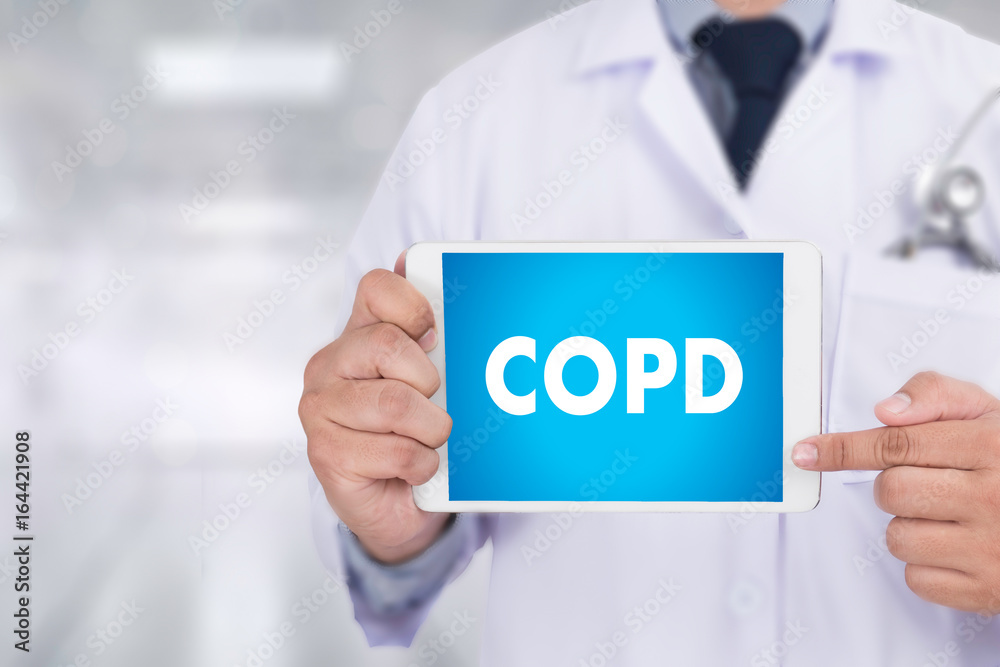 COPD Chronic obstructive pulmonary disease health medical concept COPD Chronic obstructive pulmonary disease health medical concept