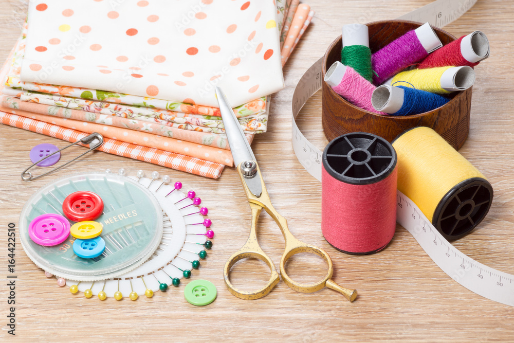Fototapeta premium Sewing tools