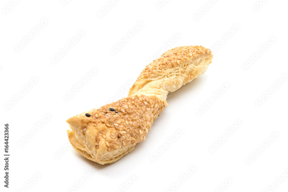 Sugar Biscuits Bread isolated on white background. Sugar Biscuits Bread isolated on white background.